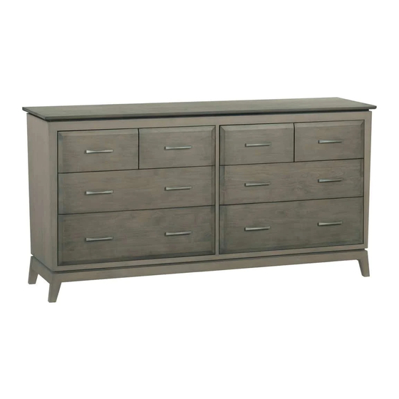 Whittier Wood Furniture Ellison 2138AST Series Assembly Instructions Manual