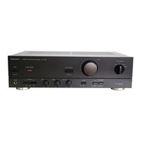 TECHNICS SU-VZ220 Operating Instructions Manual