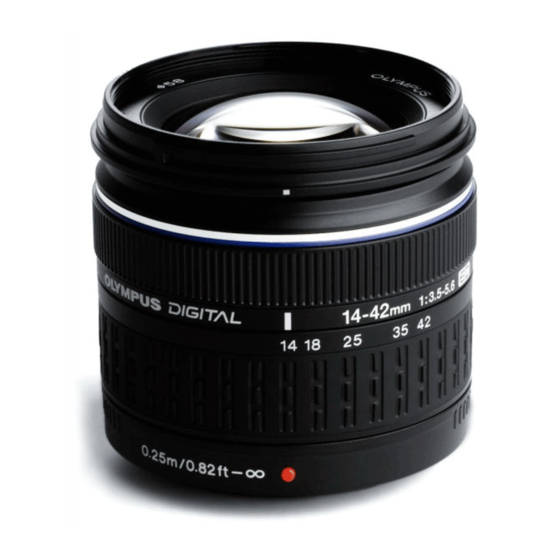 Olympus ZUIKO Digital ED 14-42mm f3.5-5.6 Instructions