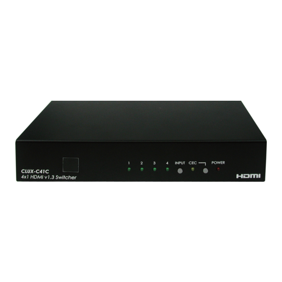 Cypress CLUX-C41C Operation Manual