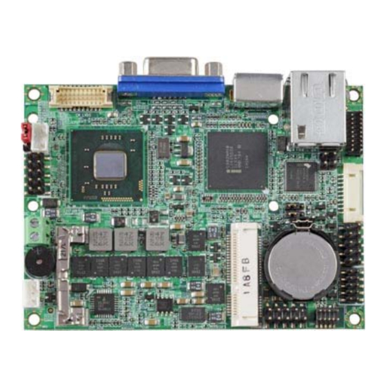 Commell Pico-ITX LP-172 User Manual