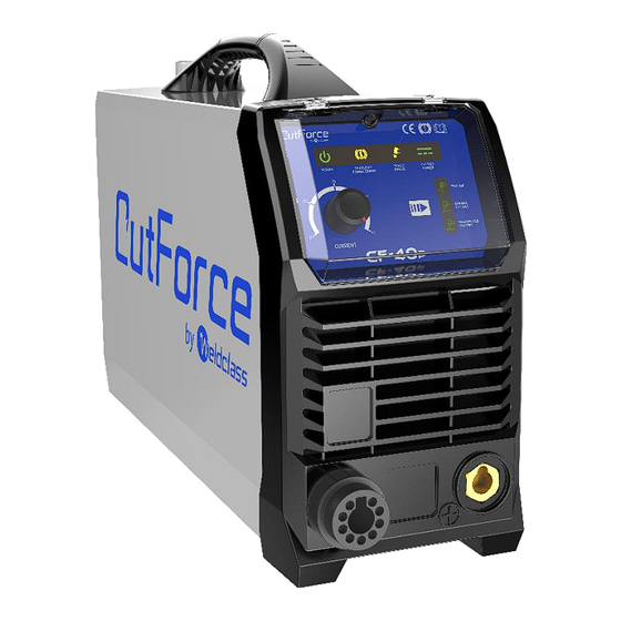 Weldclass CutForce CF-40p Operating Instructions Manual