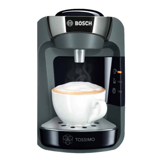 BOSCH TASSIMO SUNY QUICK START MANUAL Pdf Download ManualsLib