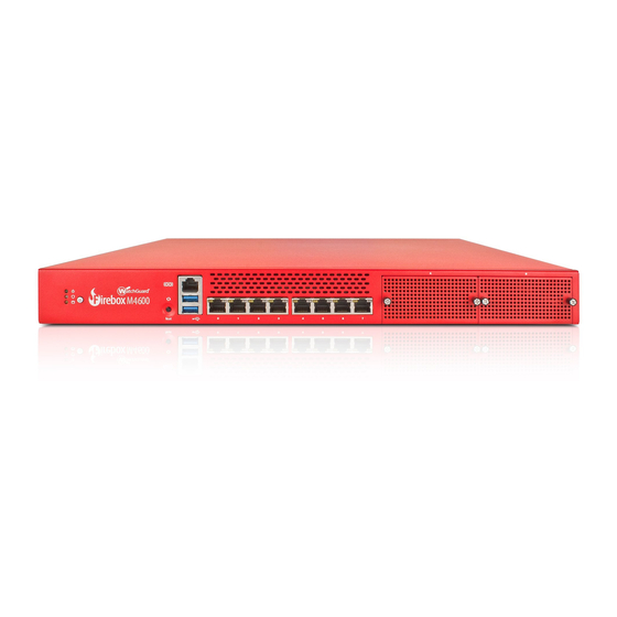 Watchguard Firebox M4600 Hardware Manual