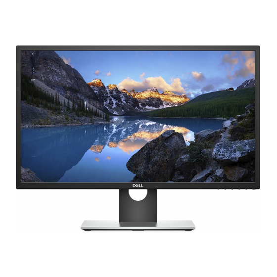 Dell UltraSharp UP2718Q Manuals