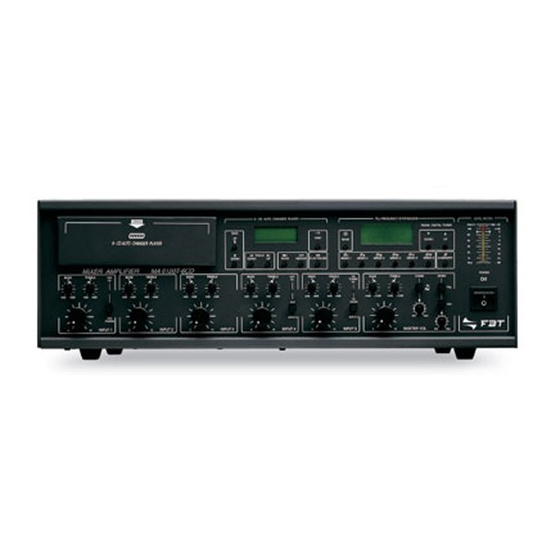 Fbt MA 6120T-6CD Owner's Manual