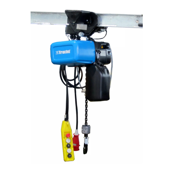 Tractel tralift TT Series Installation, Operating And Maintenance Manual