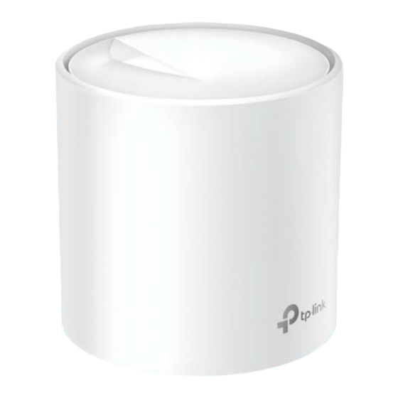 TP-Link deco X60V2 User Manual
