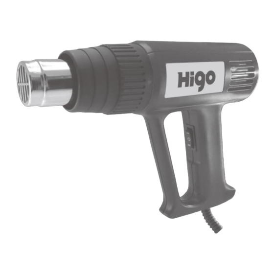 Higo HHG-2000 Power Tool Manuals
