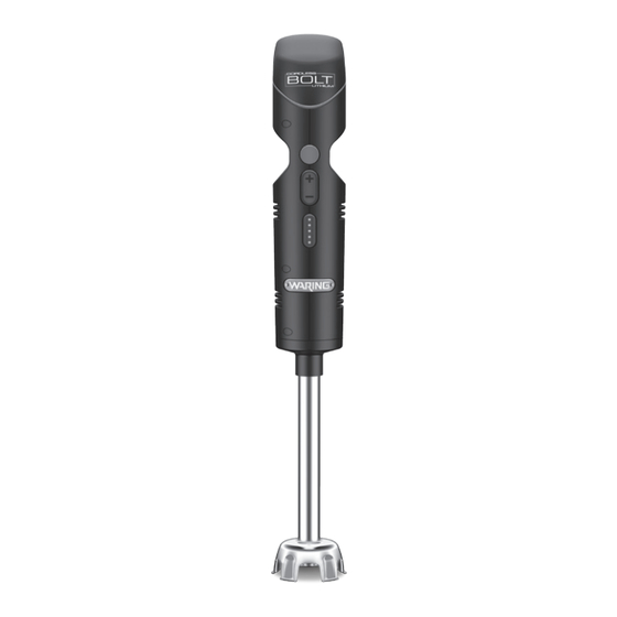 Waring BOLT WSB38XK Manual