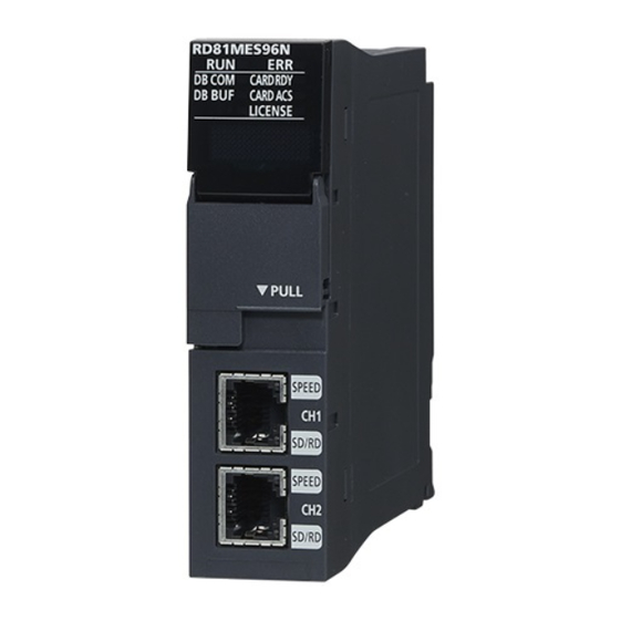 Mitsubishi Electric MELSEC iQ-R MES Series User Manual