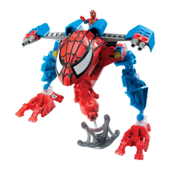 Mega Bloks Super Tech Heroes Battle Damage Spider-Man Manuals