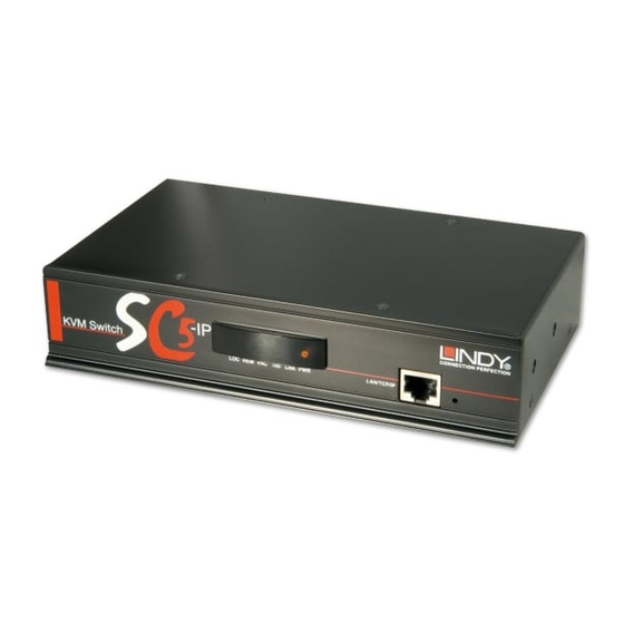 Lindy SC5-IP User Manual