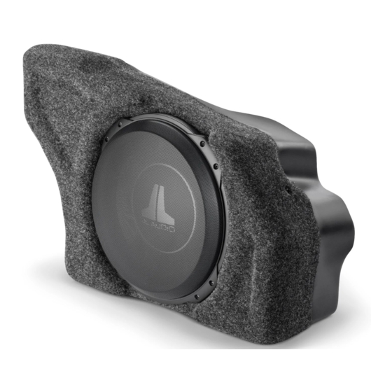 JL Audio Stealthbox SB-F-MUSCPE/12TW3 Installation Manual