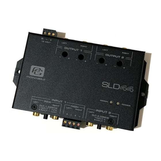 Phoenix Gold SLD44 Owner's Manual