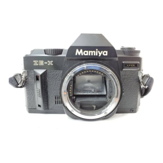 Mamiya ZE-X Manual