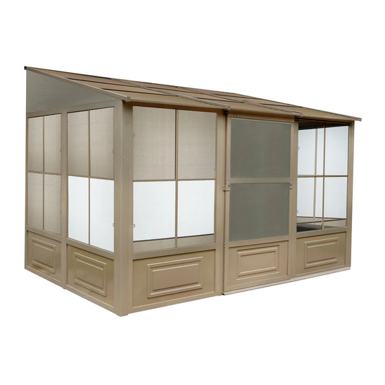Gazebo penguin W1207 Assembly Instructions Manual