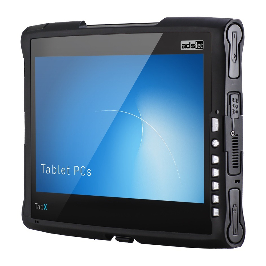 ADS-tec TabX ITC8113 Quick Start Manual