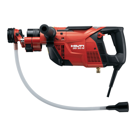 Hilti DD 30-W Manual