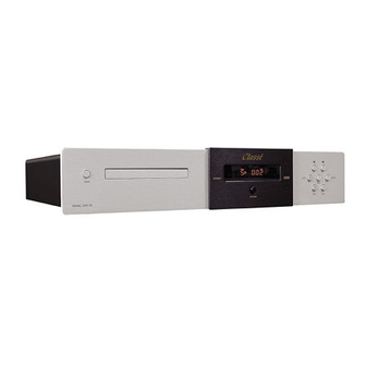 Classe Audio CDP-10 Owner's Manual