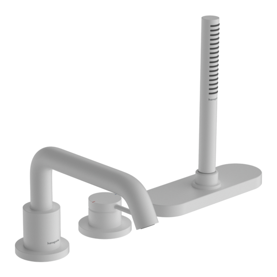Hans Grohe Tecturis E sBox 73443 Series Instructions For Use And Assembly Instructions