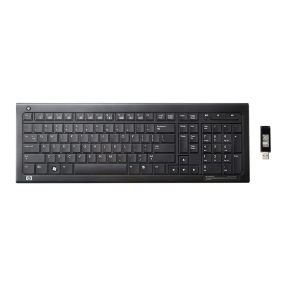 HP FQ480AA - Wireless Elite Keyboard User Manual