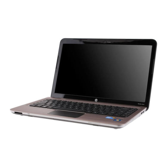 User Manuals: HP Pavilion dm4 Entertainment Notebook PC