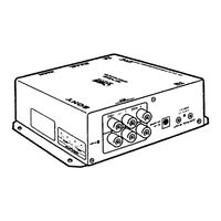 Sony MRD-D1 Installation Manual