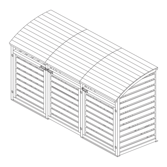 Rowlinson Triple Bin Store Assembly Instructions