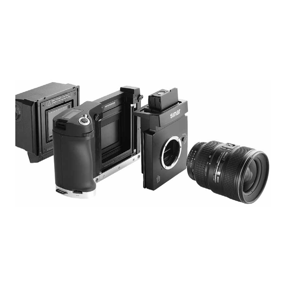 Sinar m 493.03.000 Instruction Manual