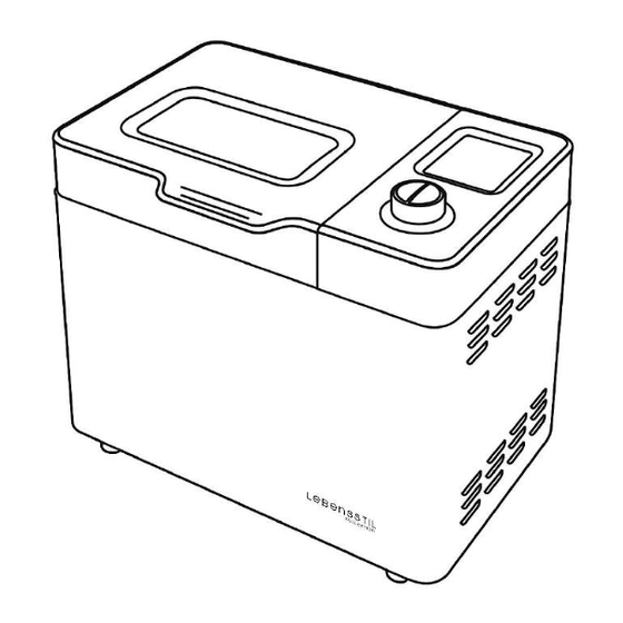 Lebensstil Kollektion Bread Maker Pro Instruction Manual