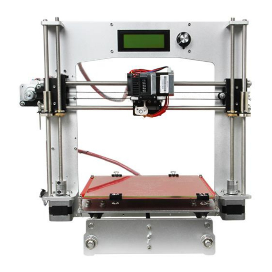 Geeetech Aluminum Prusa I3 Manual