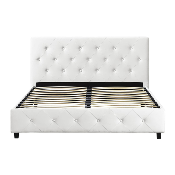 Dorel Home Products Dakota Upholstered Bed 4027139 Manual
