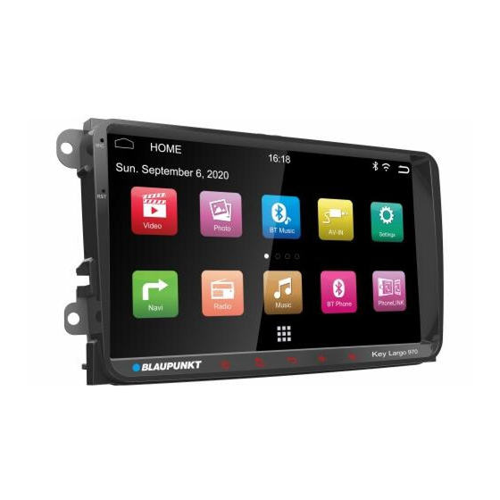 Blaupunkt Key Largo 970 Operating Instructions Manual