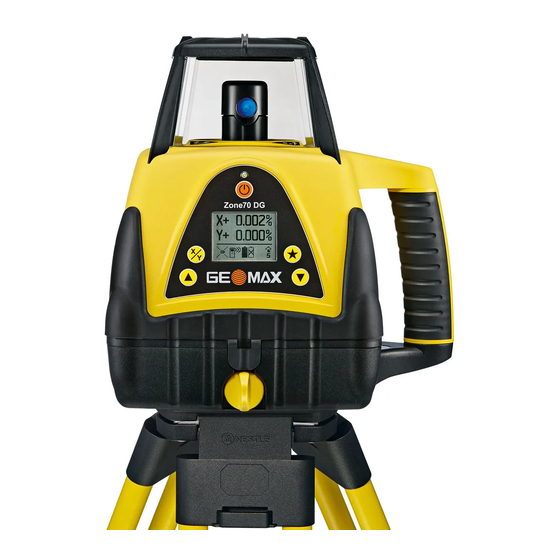 GeoMax Zone70 DG Series Quick Manual