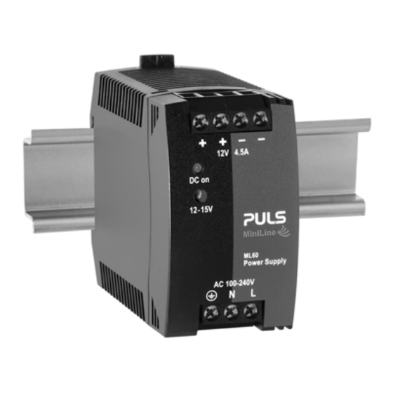 Puls MiniLine-2 ML6040FE-R52 Manual