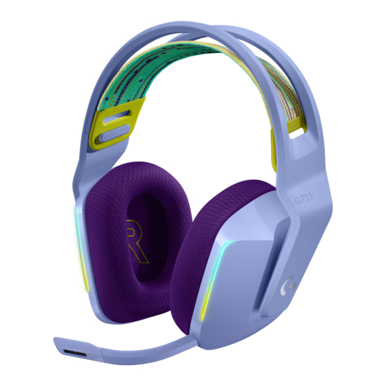 Logitech G733 Faq