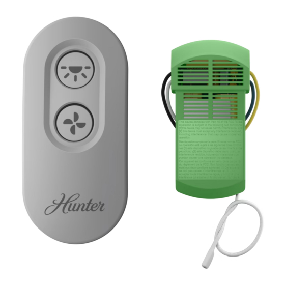 Hunter 99772 Quick Start Manual