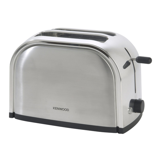 Kenwood TTM110 series Toaster Manuals