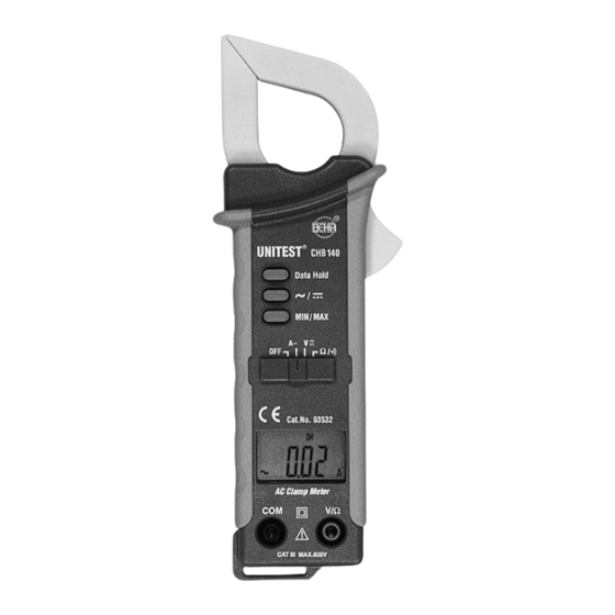 BEHA Unitest CHB 140 Instruction Manual