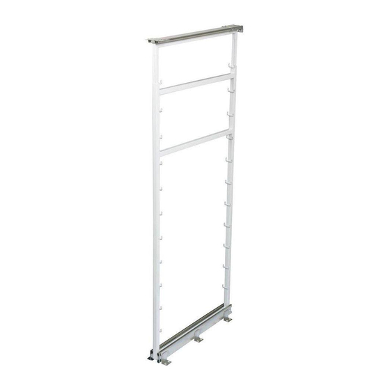 Knape & Vogt Side-Mount Pantry Roll-Out Installation Instructions