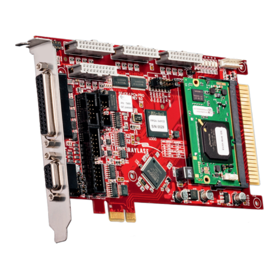 RAYLASE SP-ICE-1 PCI PRO Hardware Manual