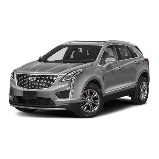 Cadillac XT5 2021 Convenience/Personalization Manual