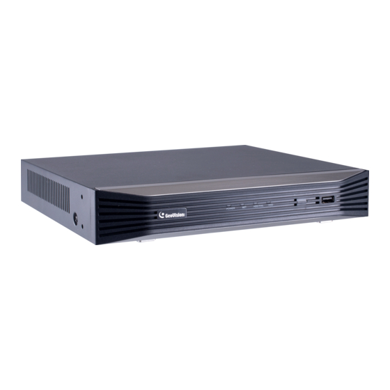 GeoVision GV-SNVR User Manual