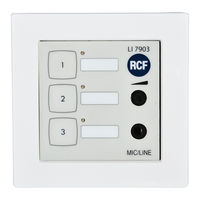 RCF LI 7903 User Manual