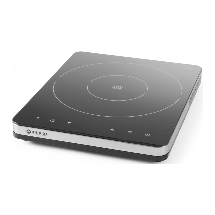 HENDI 2000, 239230 - Induction Cooker Manual