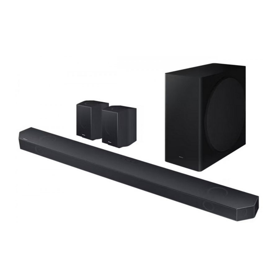 Samsung HW-Q930D / HW-Q800D / HW-Q700D - Soundbar Manual