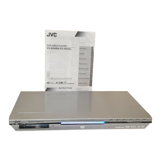 JVC XV-N55SL Manuals