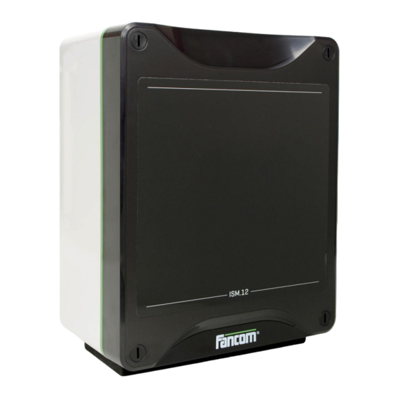 Fancom ISM. 12 Manual