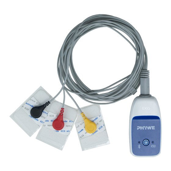 PHYWE Cobra SMARTsense EKG Operating Instructions
